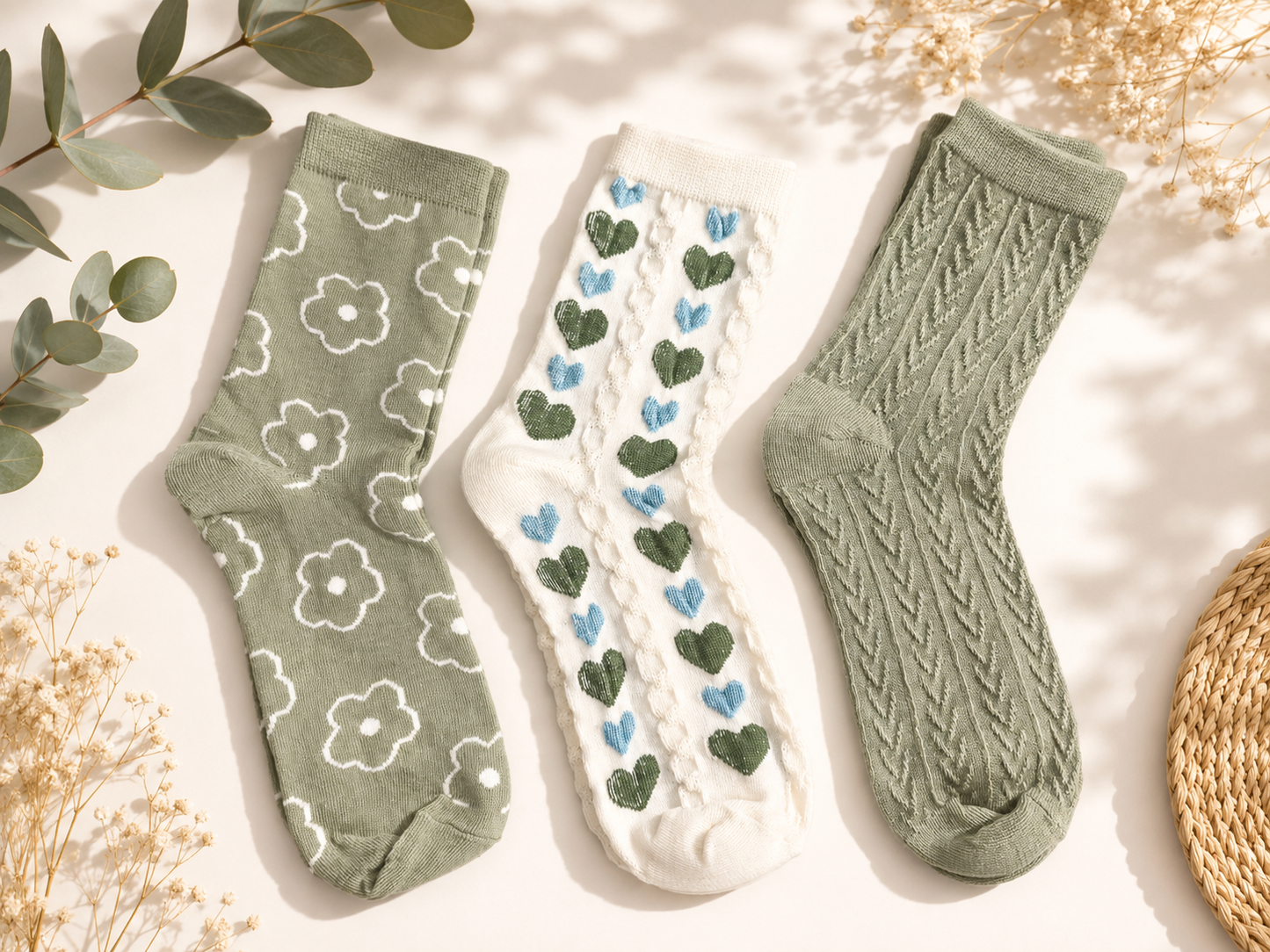 3 paires Chaussettes